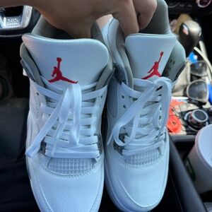 Jordan 4 white Oreo size 10